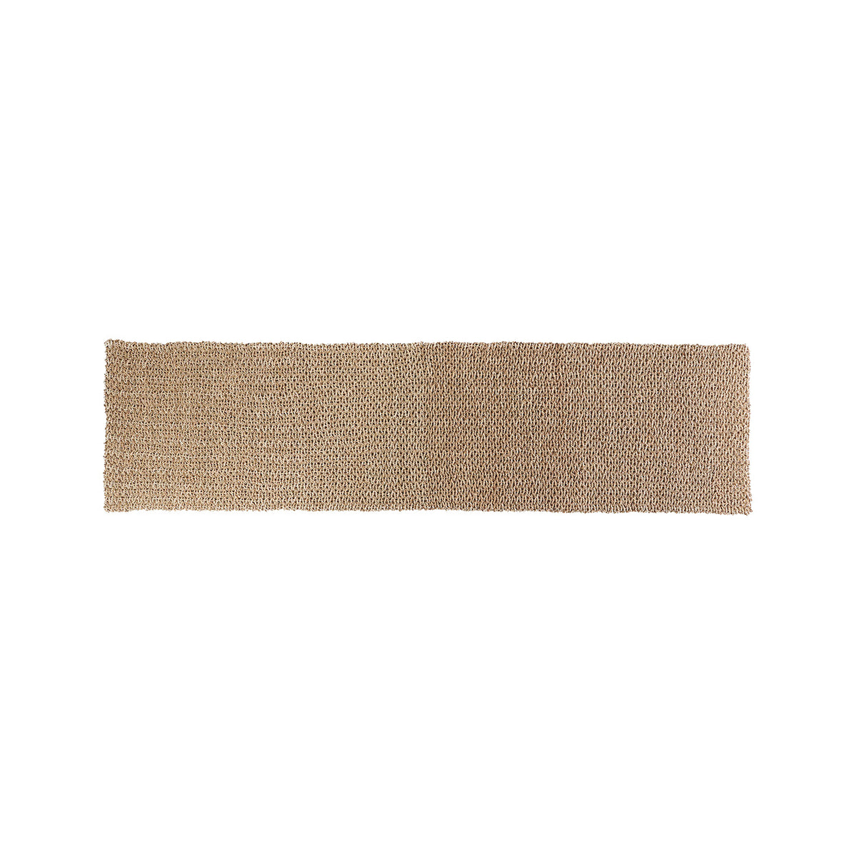 A hand made floor runner hand made in Bali on a white background