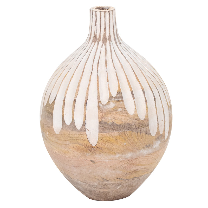 Handmade Wooden Vase Small