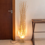 Tall Wooden Lamp