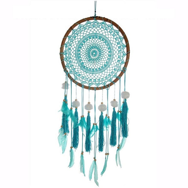 Dreamcatcher Macrame Pom Pom 32cm