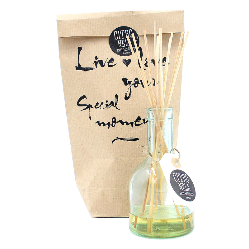 Recycled Glass Diffuser - Citronella