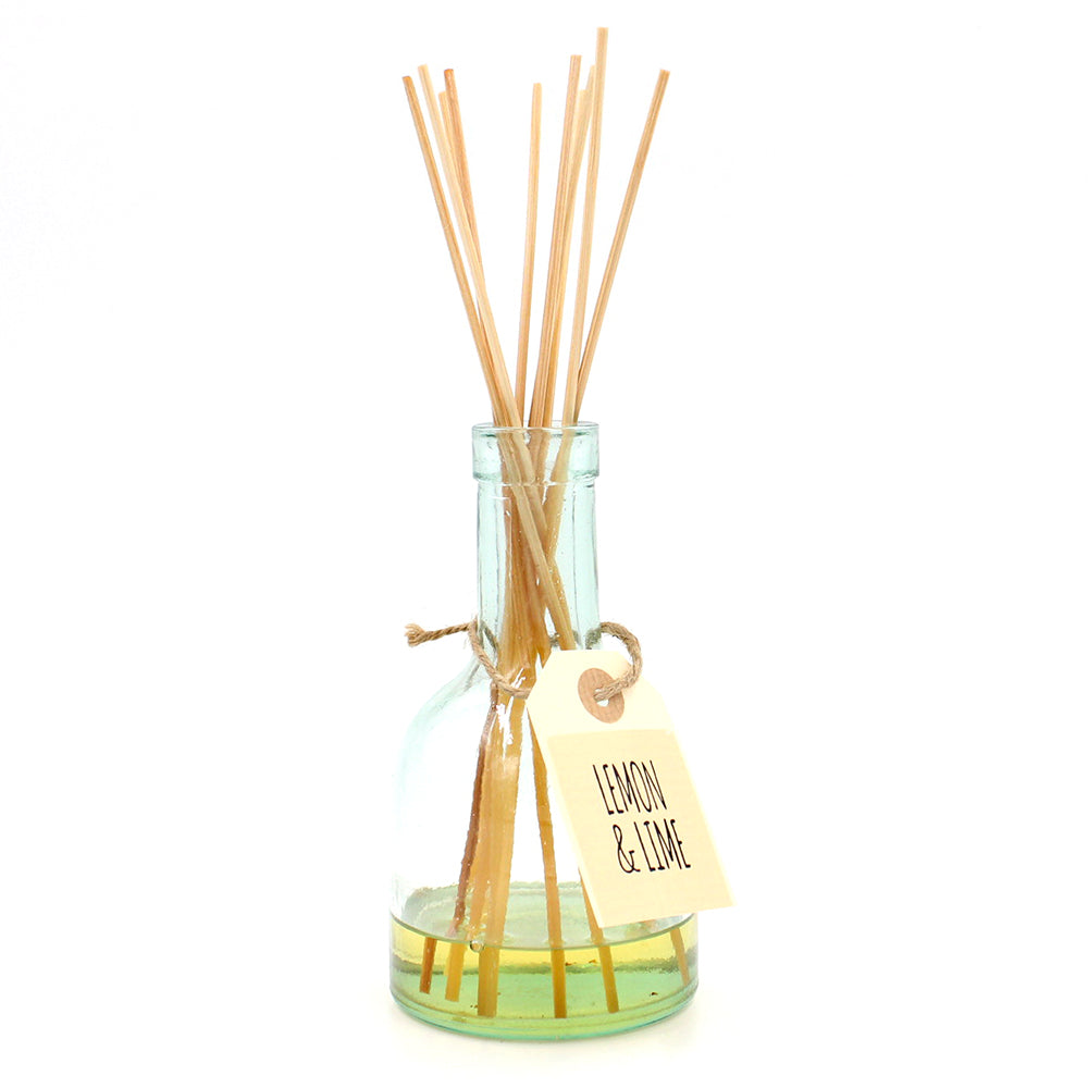 Recycled Glass Diffuser - Lemon and Lime
