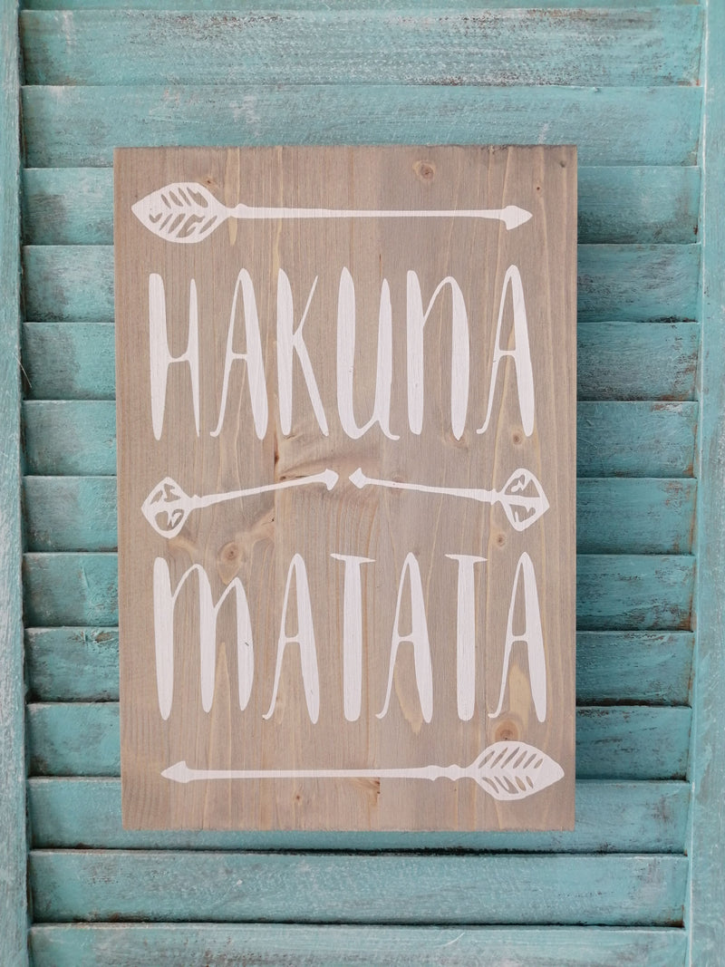 Hakuna Matata Wooden Plaque