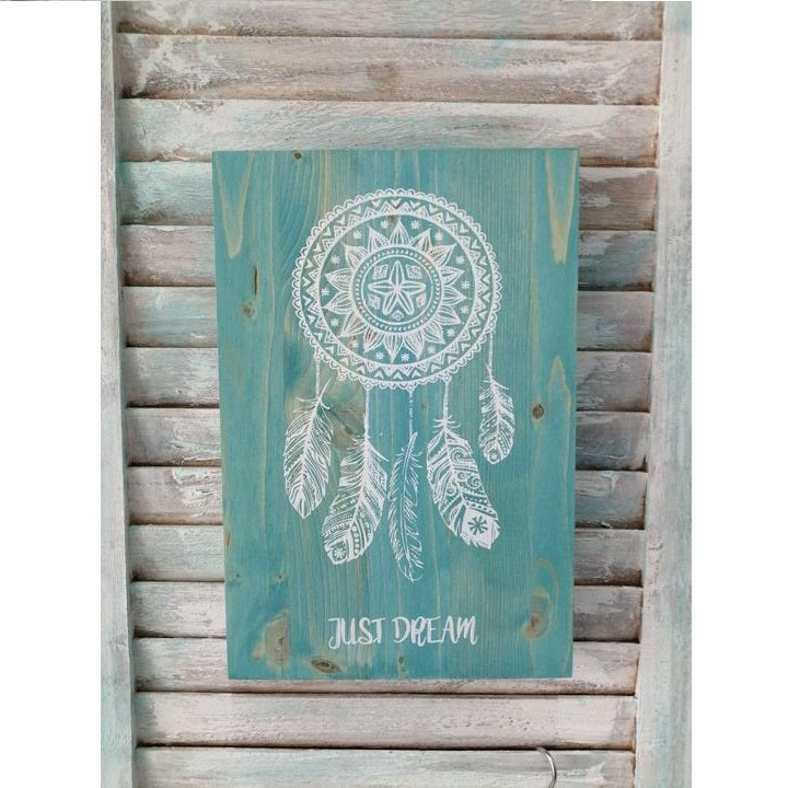 Just Dream Wooden Plaque
